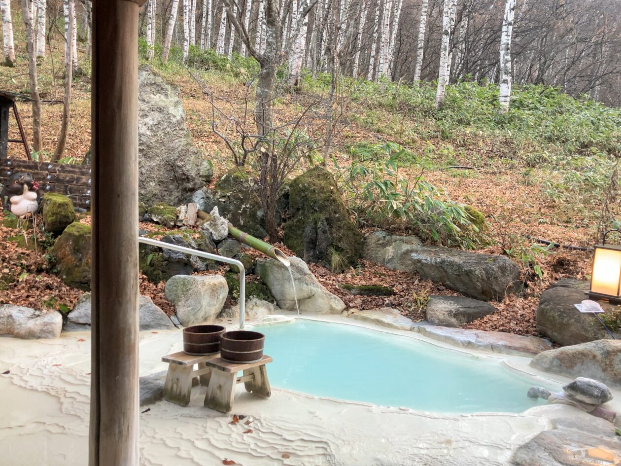 白骨温泉小梨の湯 笹屋の貸切風呂の写真