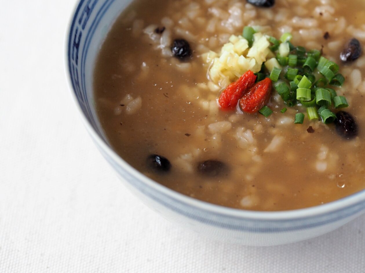 豆豉粥のアップの画像